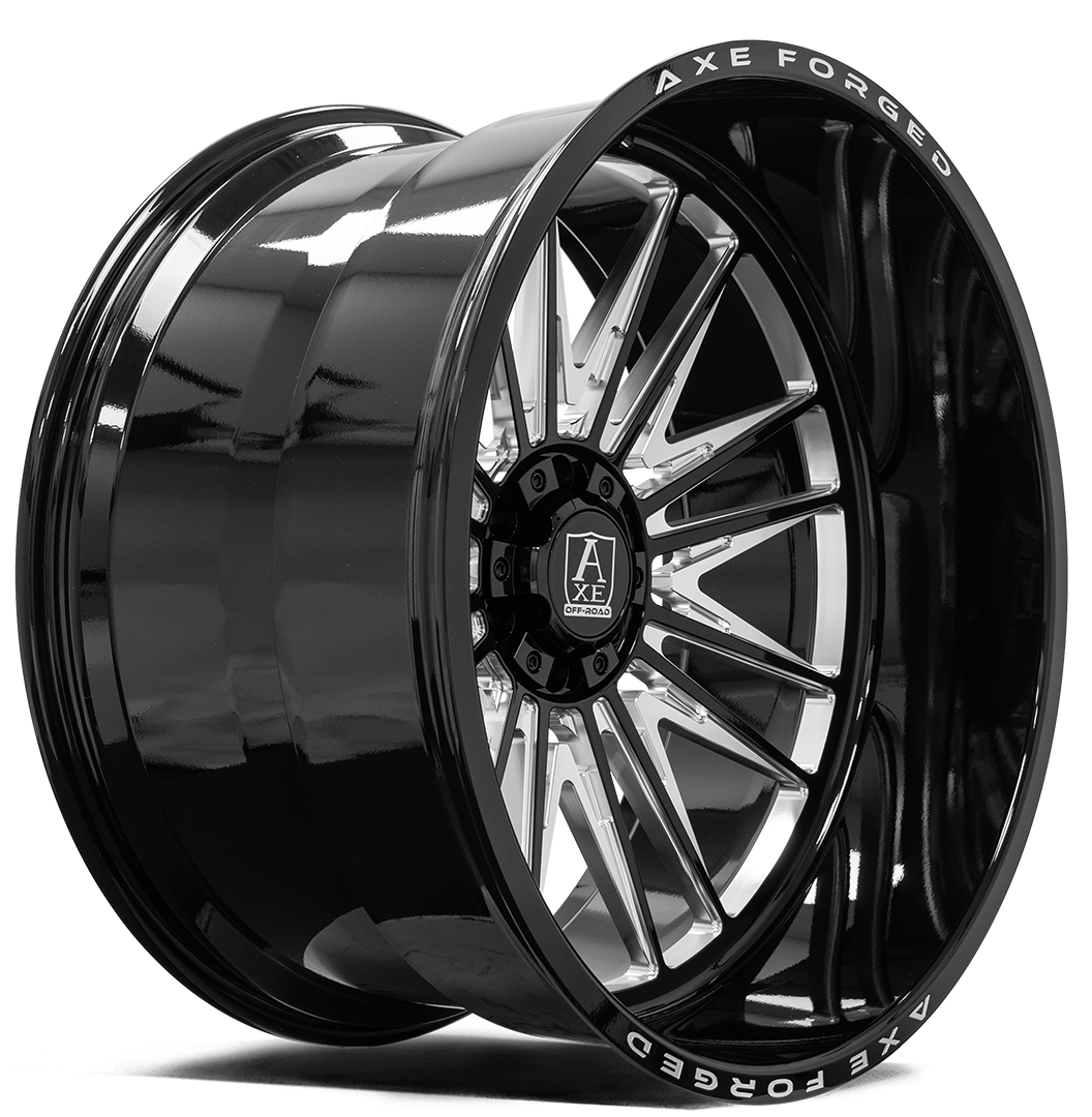 Axe Forged - AF12 Black and Milled - Legends Auto Parts