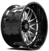 Axe Forged - AF12 Black and Milled - Legends Auto Parts