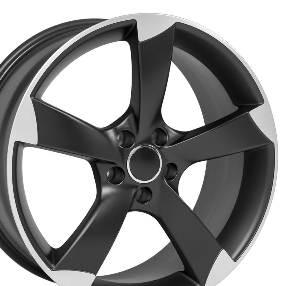 OE AU29 Wheels - Satin Black Machined
