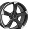 OE AU29 Wheels - Satin Black Machined