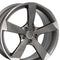 OE AU29 Wheels - Gloss Gunmetal Machined