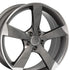 OE AU29 Wheels - Gloss Gunmetal Machined