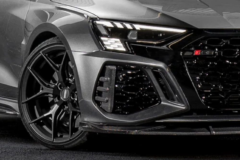 Urban Automotive Carbon Front Bumper Intake Trims for 8Y Audi RS3 - Legends Auto Parts
