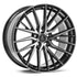 EX40 Black And Polished Face - Axe Wheels