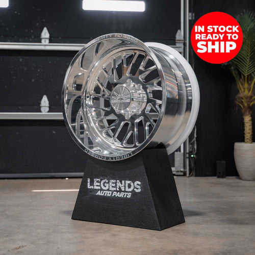 24x12 Liberty Forged LBTY22 - 8x180 Lug Pattern - Polished (Set of 4)