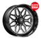 24x14 American Force CK01 Assault - 8x180 Lug Pattern - Black and Milled (Set of 4) - Legends Auto Parts