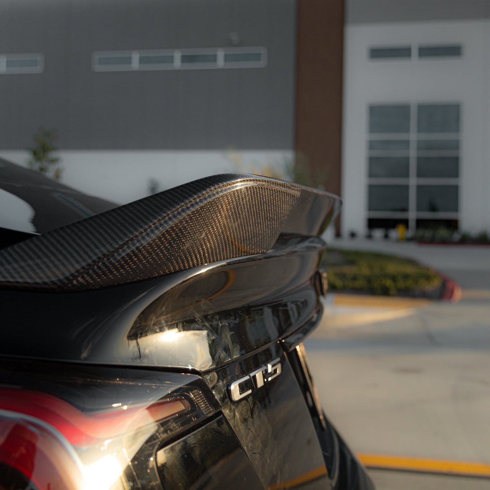 2022-2025 Cadillac CT5-V Blackwing Type-ST Gloss Carbon Fiber Rear Spoiler - Legends Auto Parts