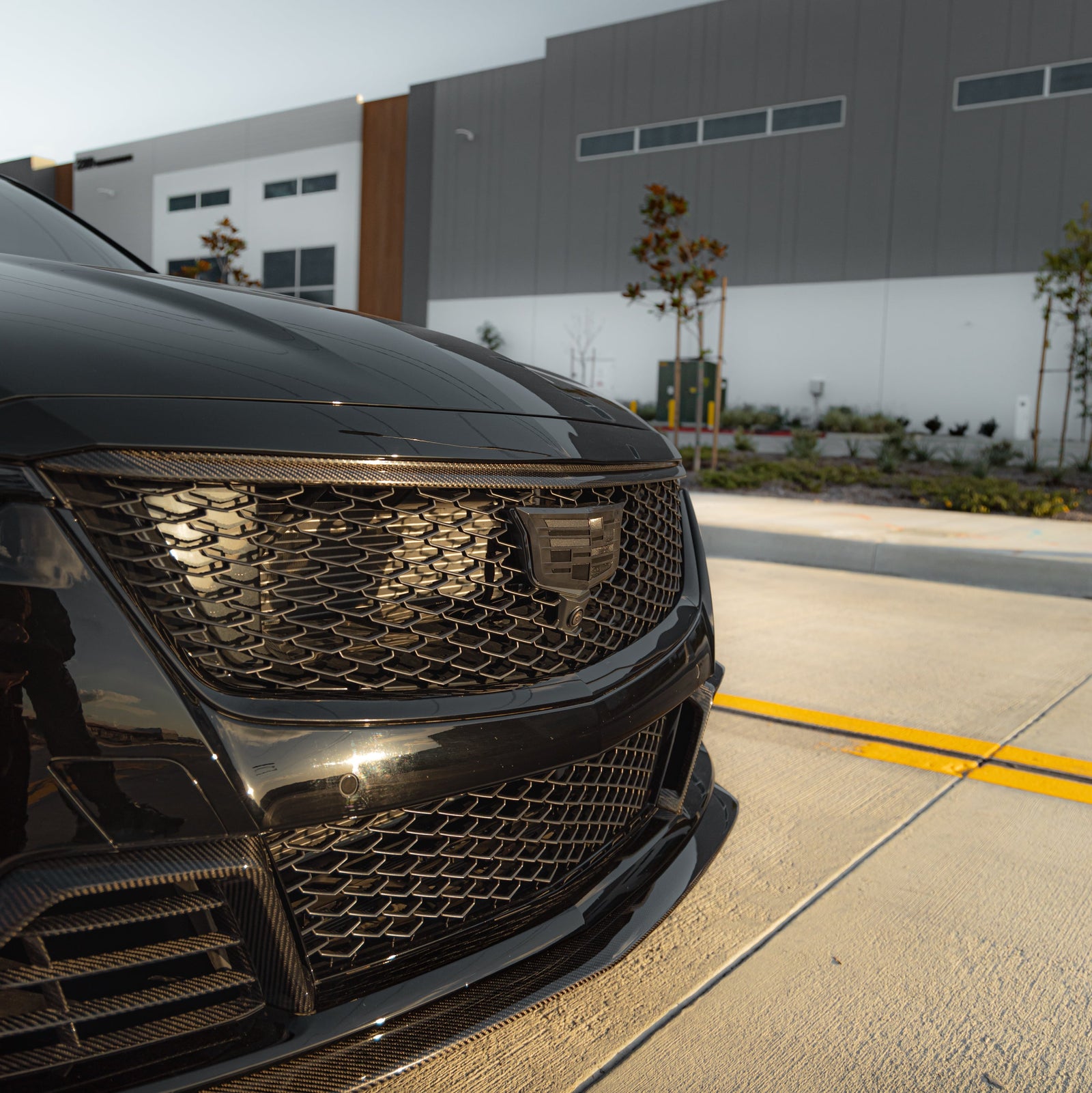 2022-2024 Cadillac CT5-V Blackwing Carbon Fiber Upper Grille Trim Replacement - Legends Auto Parts
