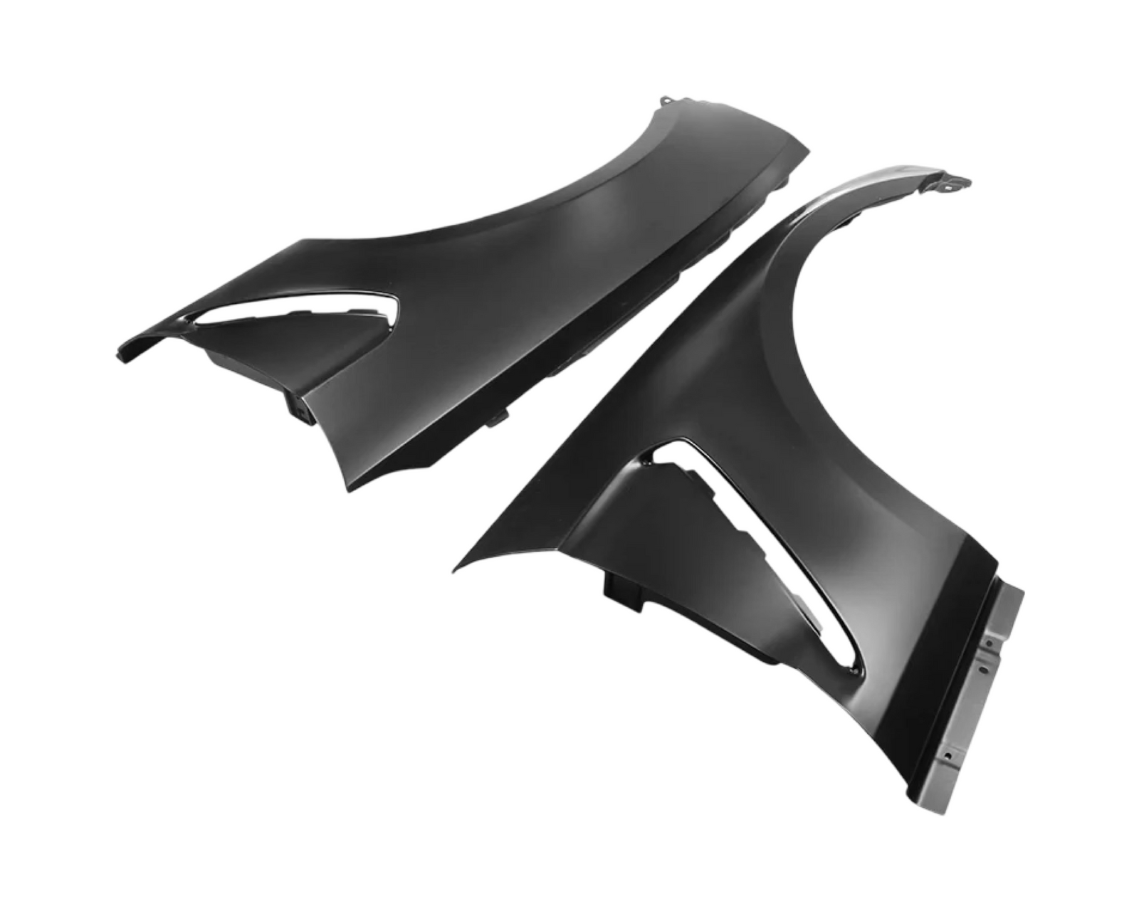 2010-2014 Ford Mustang S197 GT500,GT,V6 GT350 Style Aluminum Black Fenders Pair - Legends Auto Parts