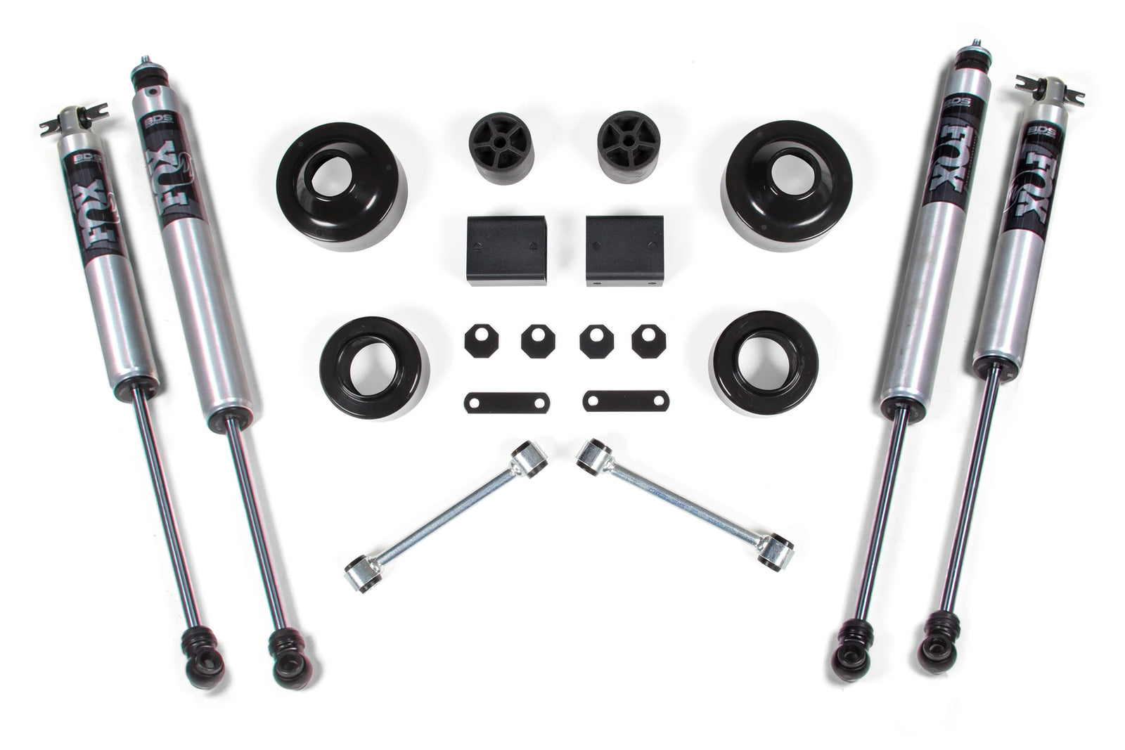BDS - 2 Inch Lift Kit | Coil Spacer | Jeep Wrangler JK (07-11) 2-Door - Legends Auto Parts