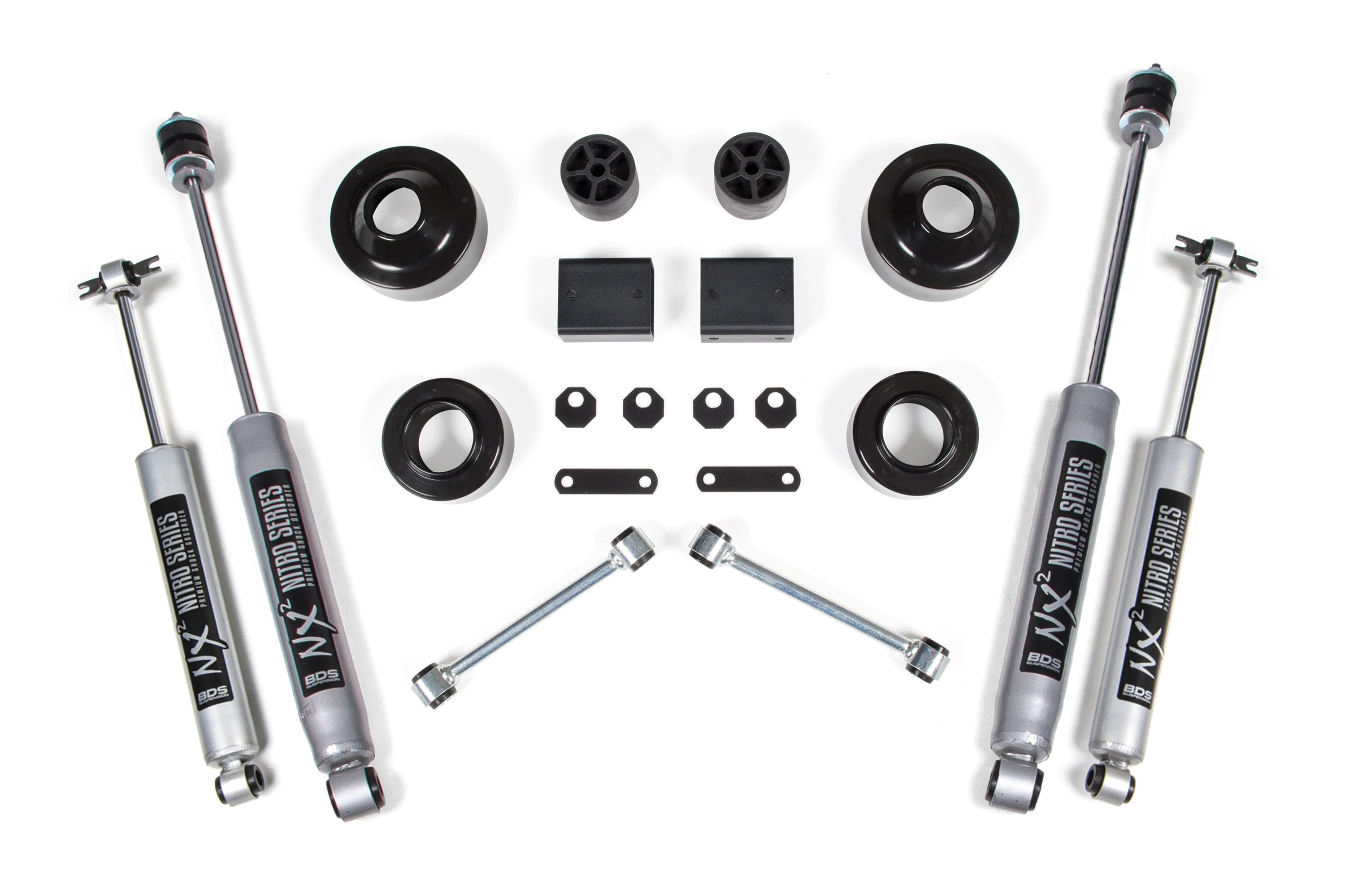 BDS - 2 Inch Lift Kit | Coil Spacer | Jeep Wrangler JK (07-11) 2-Door - Legends Auto Parts