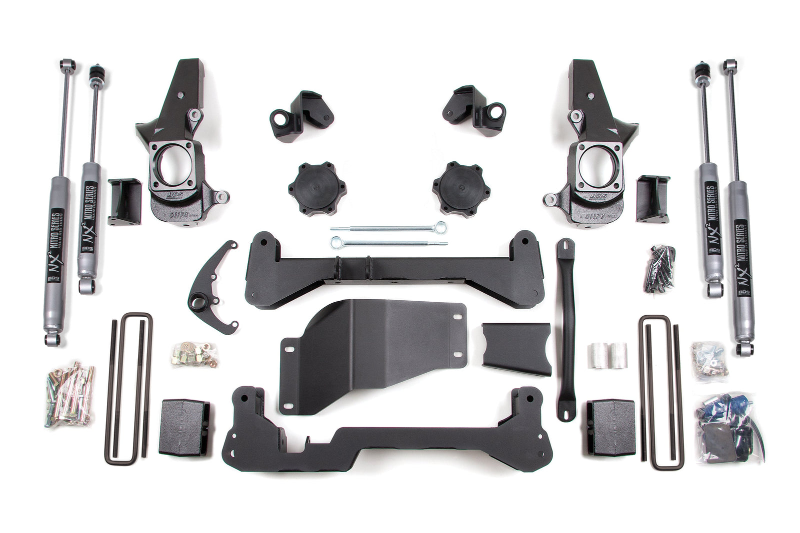 2001 - 2010 Chevy Silverado or GMC Sierra 2500HD/3500 4.5 Inch Lift Kit SRW 4WD - Legends Auto Parts