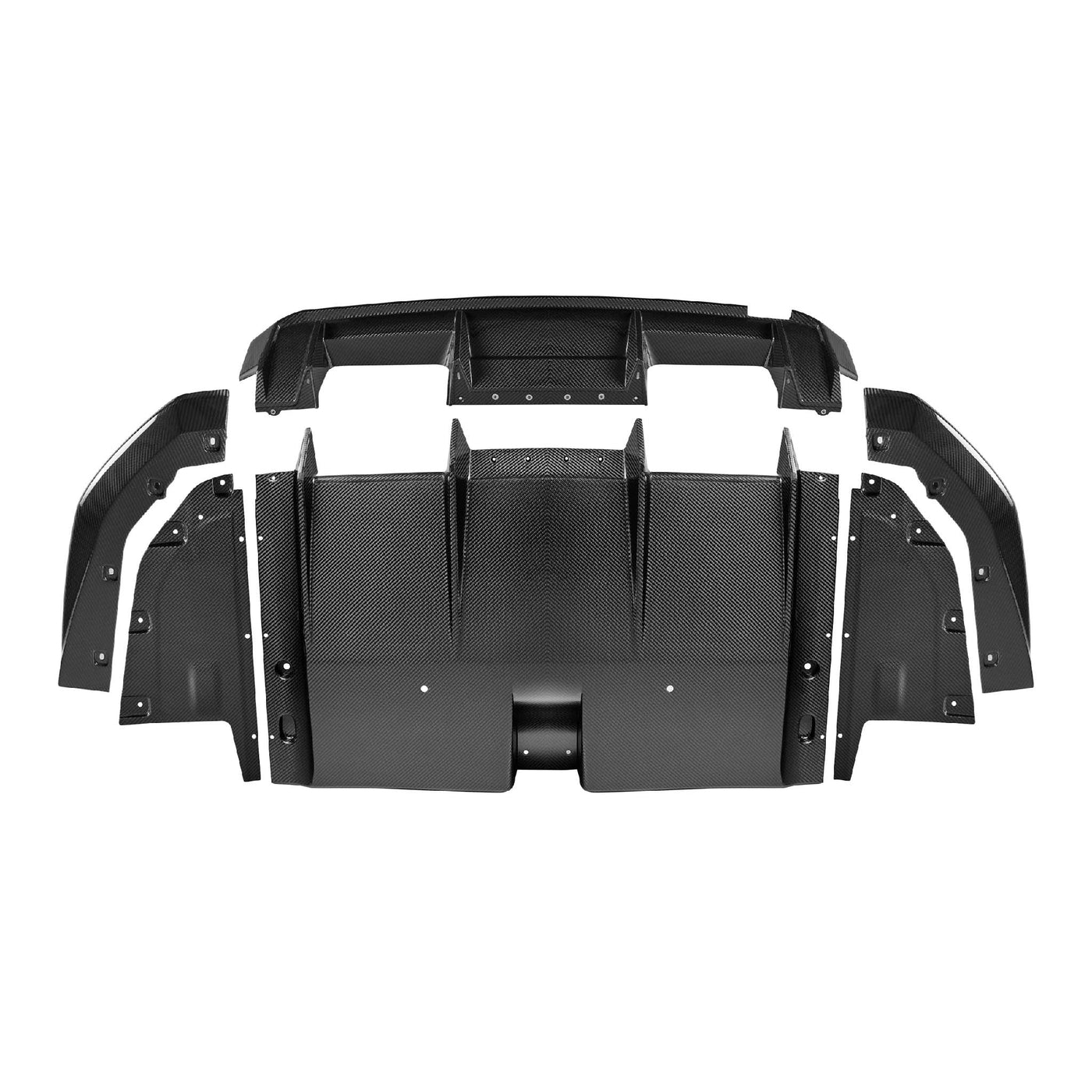 RSC G82 M4 Rear Diffuser | 7 Piece Kit |  Carbon Fiber - Legends Auto Parts