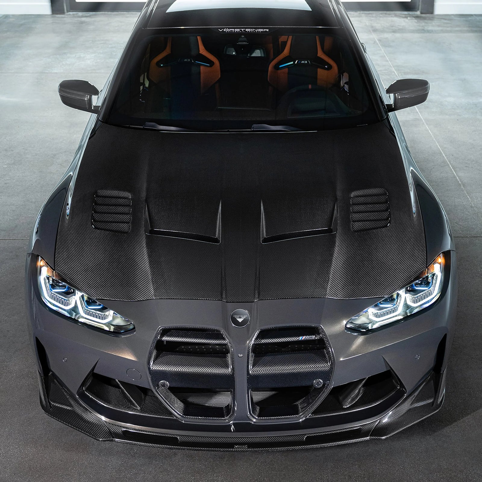 Vorsteiner - GTS-V BMW G8X M3 | M4 Carbon Fiber Aero Bonnet V-Style - Legends Auto Parts