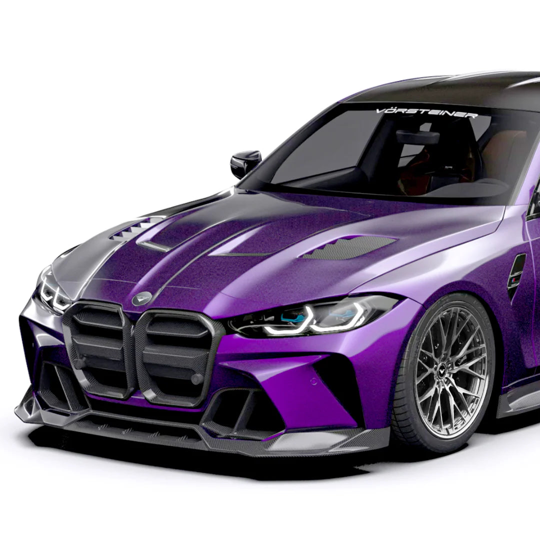 Vorsteiner - GTS-V BMW G8X M3 | M4 Carbon Fiber Aero Bonnet V-Style - Legends Auto Parts
