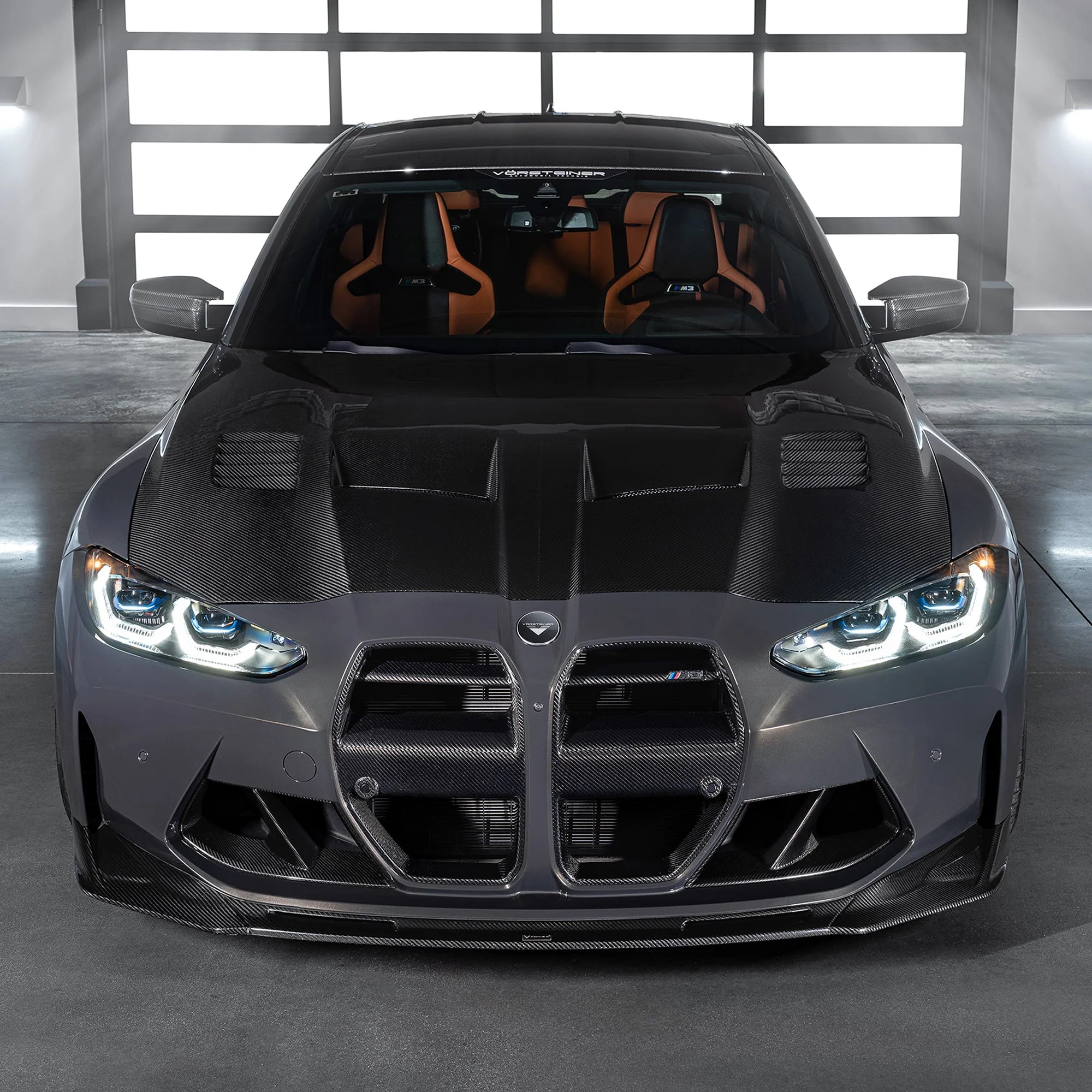 Vorsteiner - GTS-V BMW G8X M3 | M4 Carbon Fiber Aero Bonnet V-Style - Legends Auto Parts