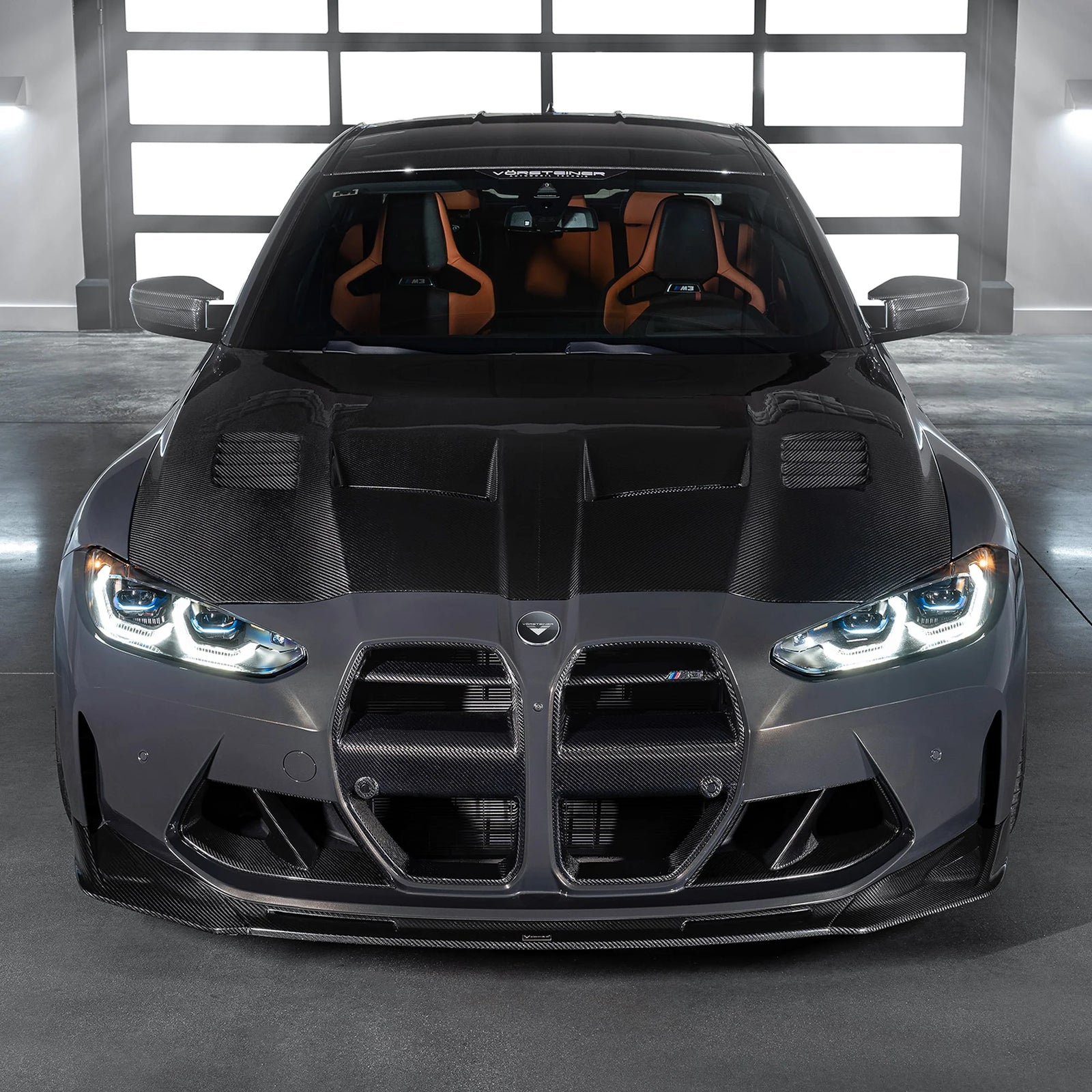 Vorsteiner - GTS-V BMW G8X M3 | M4 Carbon Fiber Aero Bonnet V-Style - Legends Auto Parts