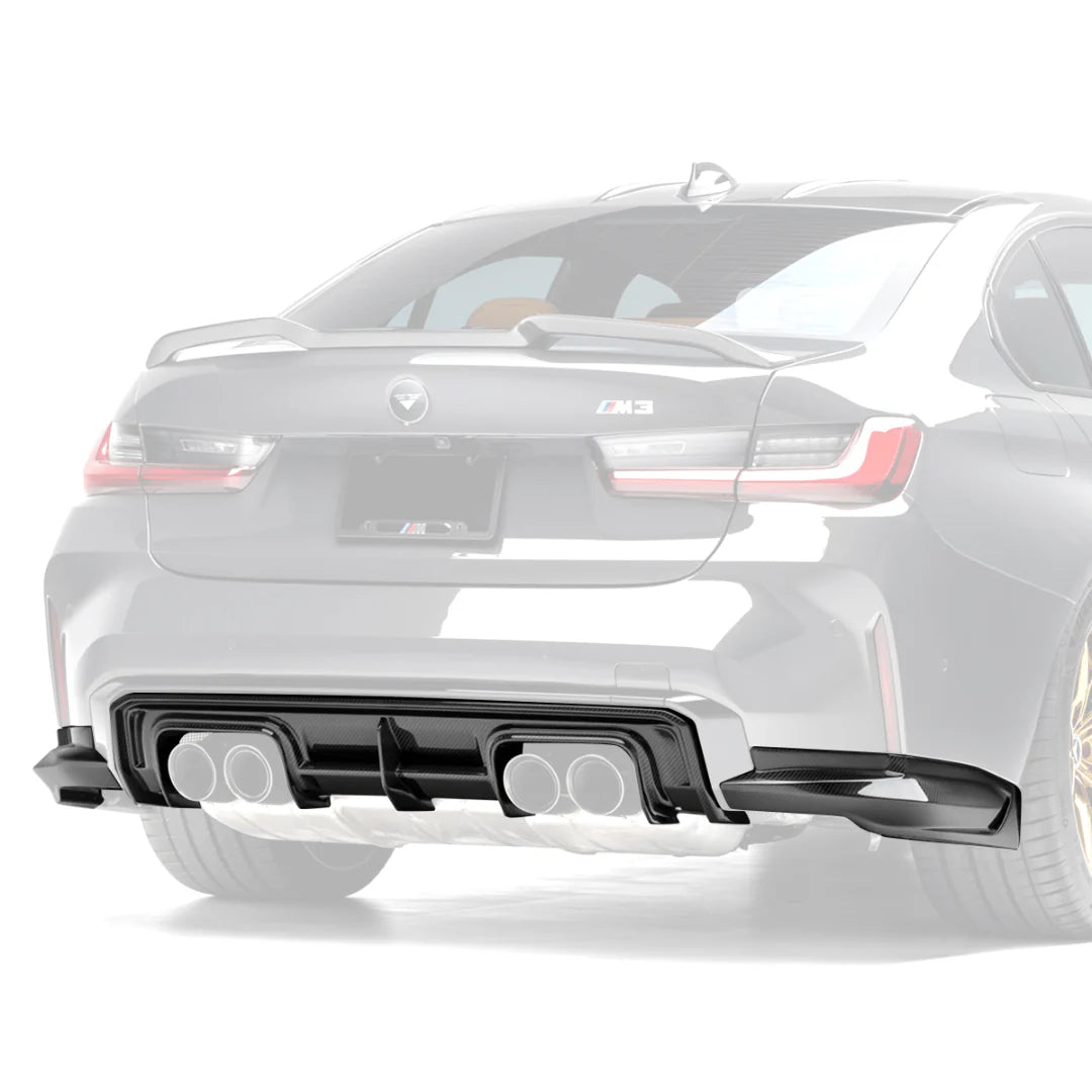 Vorsteiner - BMW G8X M3 Carbon Fiber Rear Diffuser V-Style - Legends Auto Parts