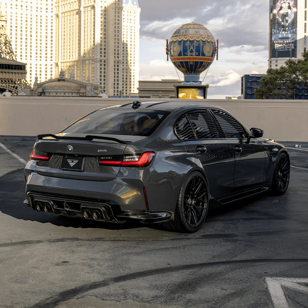 Vorsteiner - BMW G8X M3 Carbon Fiber Rear Diffuser V-Style - Legends Auto Parts