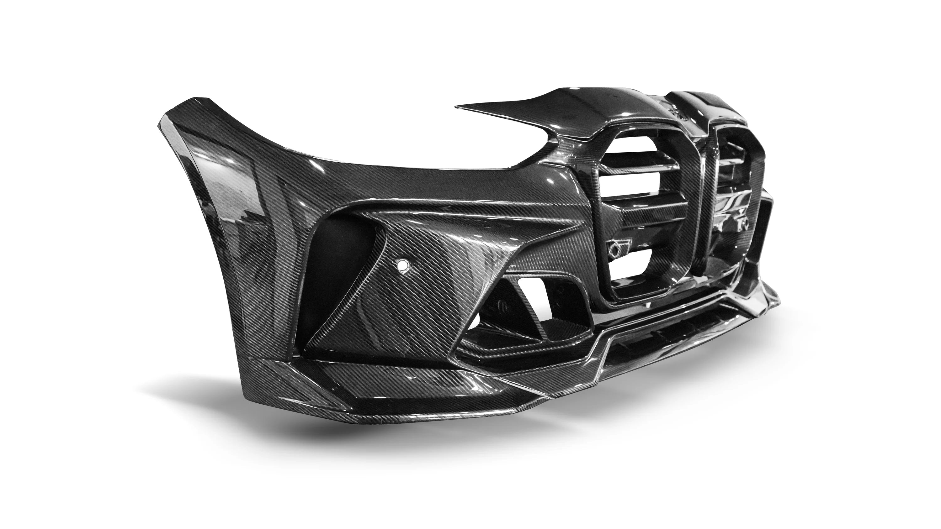 Vorsteiner - GTS-V BMW G8X M3 | M4 One-Piece Carbon Fiber Aero Front Bumper V-Style - Legends Auto Parts