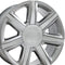 OE CA87 Wheels - Gloss Hyper Silver with Chrome Insert