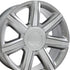 OE CA87 Wheels - Gloss Hyper Silver with Chrome Insert