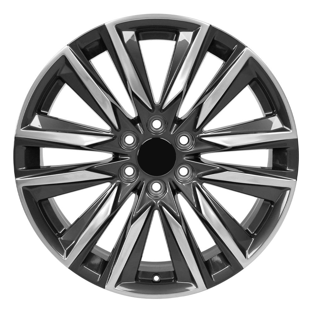 OE CA91 Wheels - Gloss Gunmetal with Polished Face