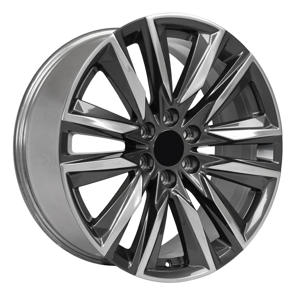OE CA91 Wheels - Gloss Gunmetal with Polished Face
