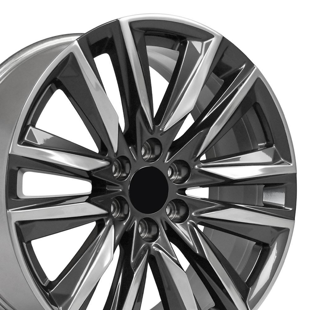 OE CA91 Wheels - Gloss Gunmetal with Polished Face