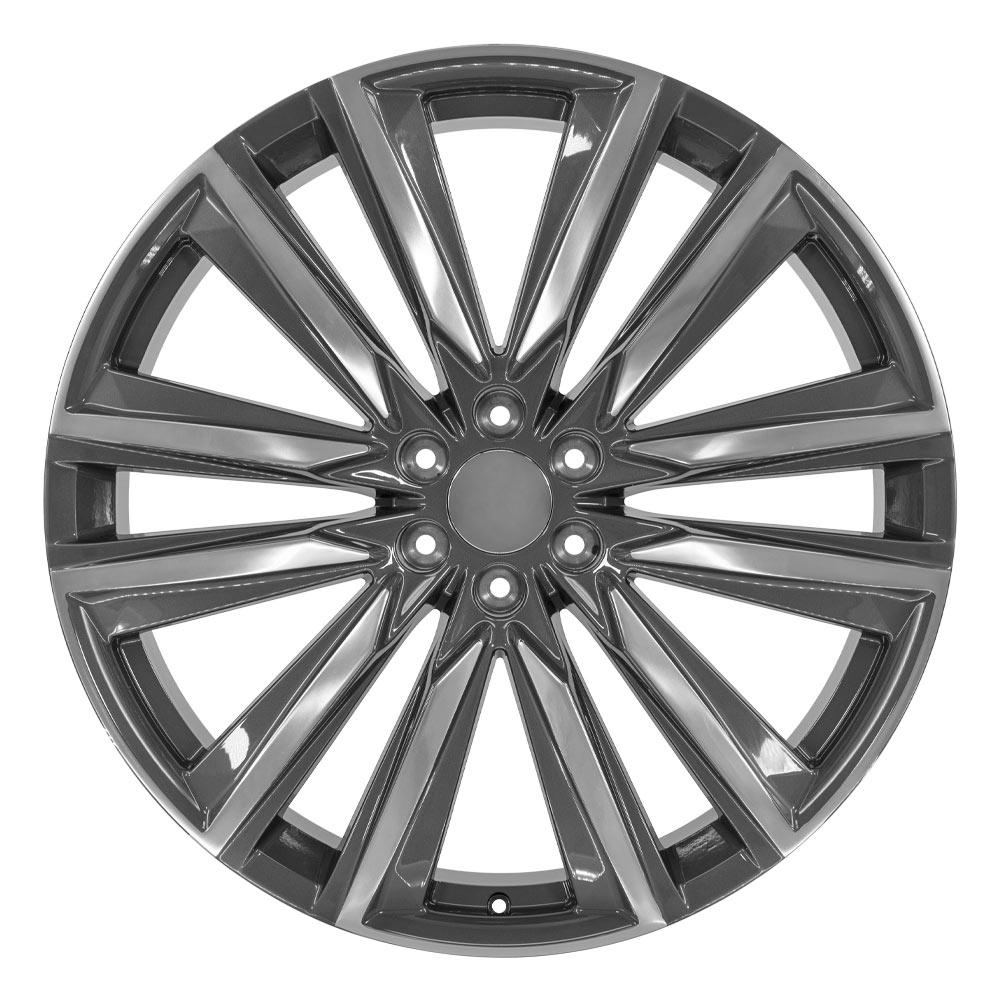 OE CA91 Wheels - Gloss Gunmetal with Polished Face