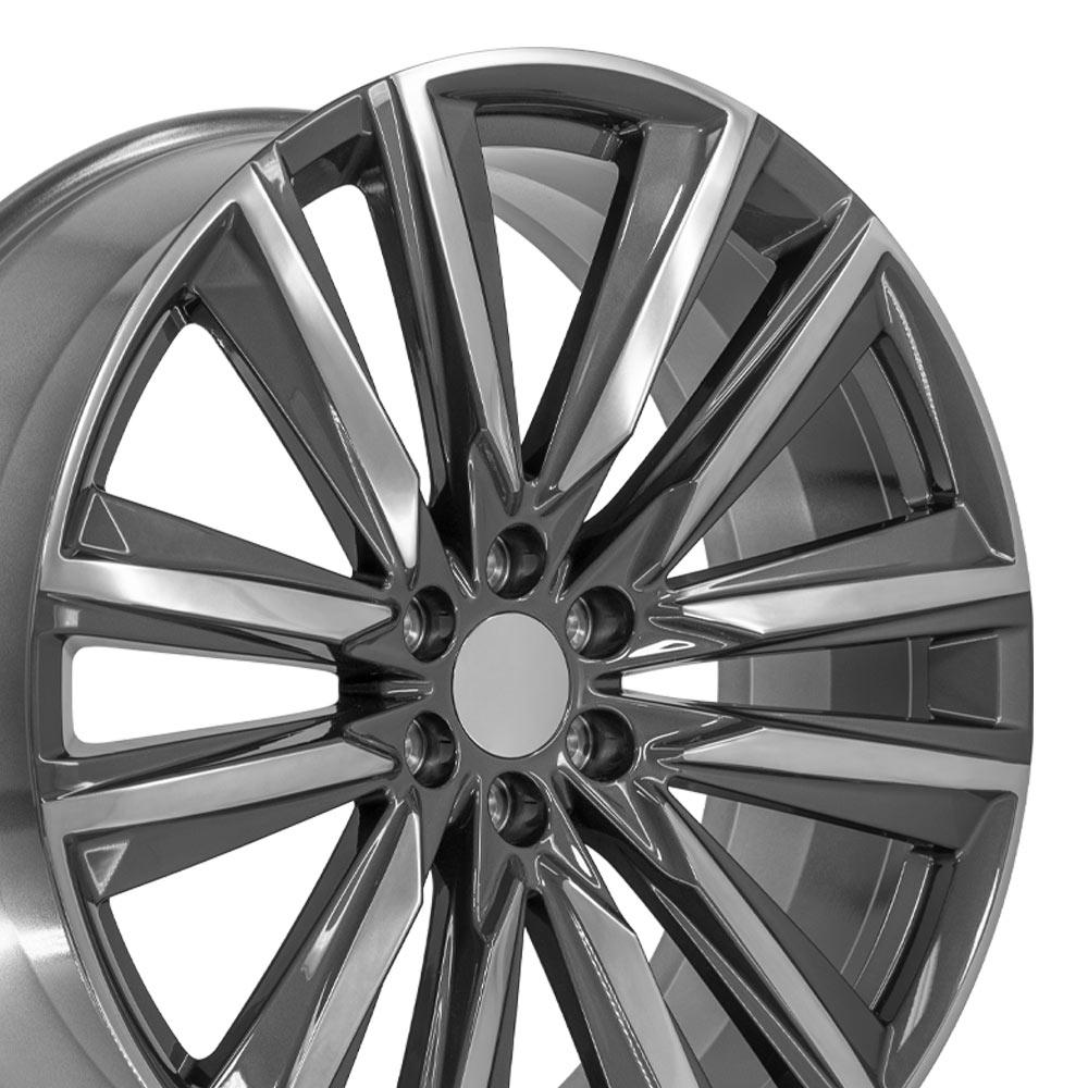 OE CA91 Wheels - Gloss Gunmetal with Polished Face