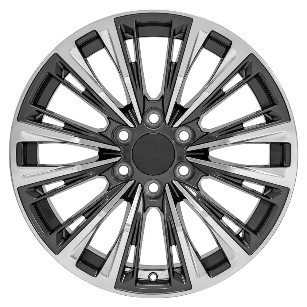 OE CA93 Wheels - Gloss Gunmetal with Polished Face