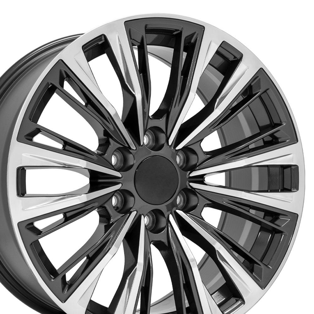 OE CA93 Wheels - Gloss Gunmetal with Polished Face