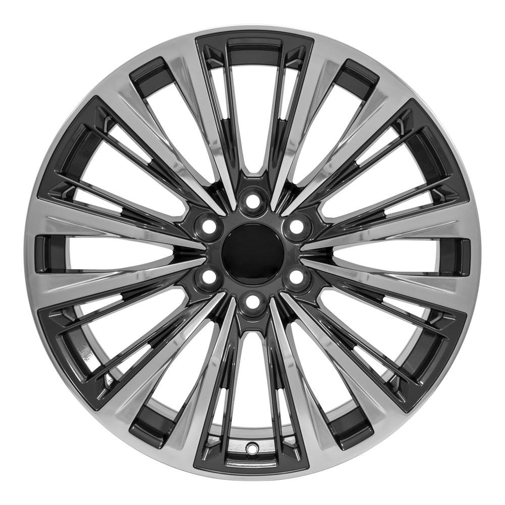 OE CA93 Wheels - Gloss Gunmetal with Polished Face