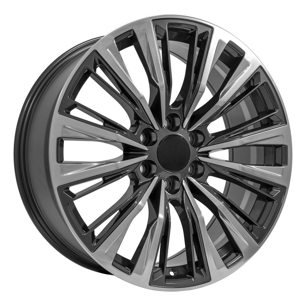 OE CA93 Wheels - Gloss Gunmetal with Polished Face
