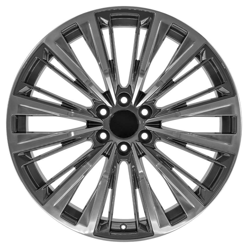 OE CA93 Wheels - Gloss Gunmetal with Polished Face
