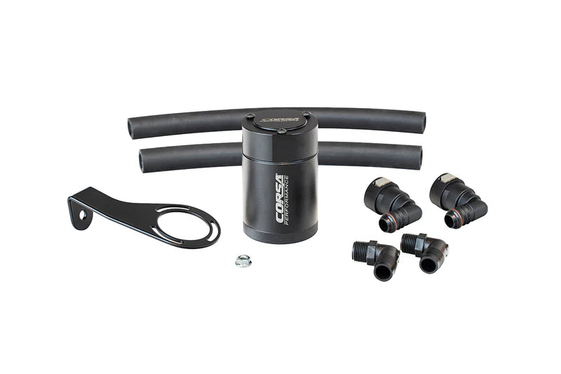 Corsa Performance - Aluminum Oil Catch Can w/ Bracket | Ford Bronco 2.7L Turbo
