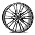 CF2 Black And Polished Face - Axe Wheels