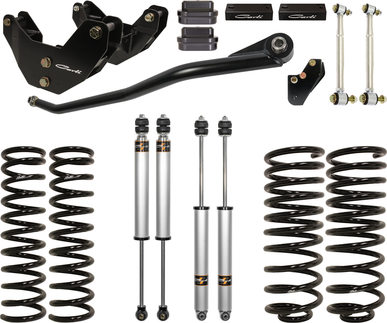 14-18 RAM 2500 4x4 Hemi 3 inch Lift Commuter System R2 Coils Carli Suspension