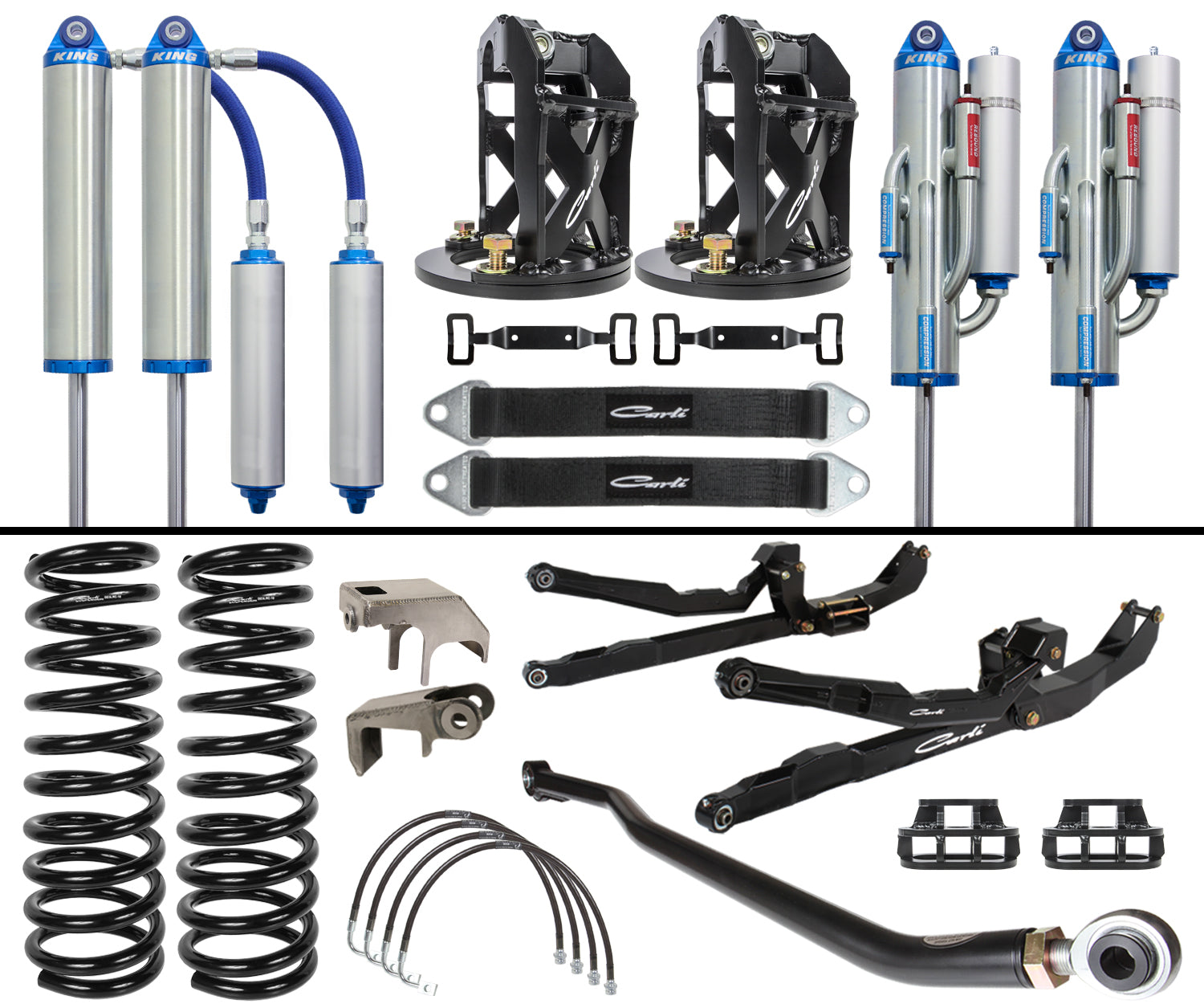 Unchained 3.5 System Base 3 Lift 12-13 RAM 2500/3500 Diesel Long Arm Carli Suspension