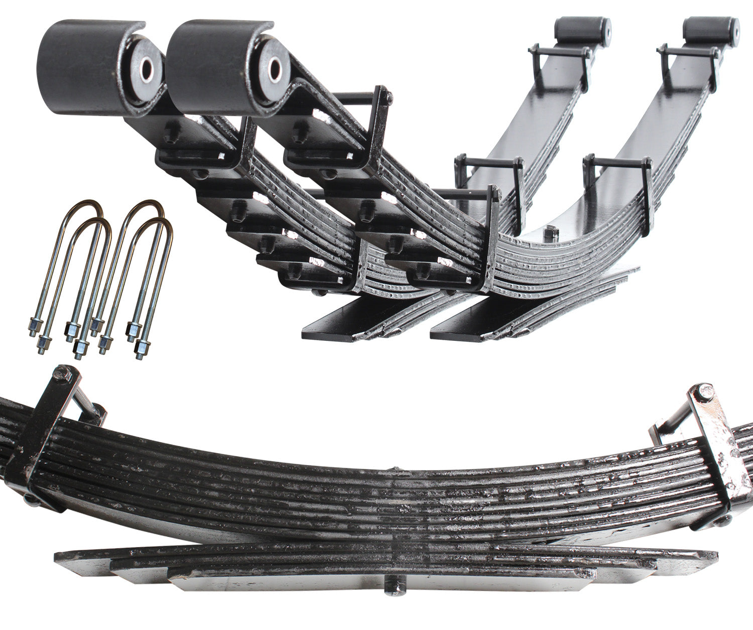 Rear Progressive HD Leaf Spring Kit 10-13 RAM 2500/3500 Diesel 2 Lift Carli Suspension