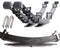 Rear Progressive Leaf Spring Kit 1994-02 RAM 2500/3500 Diesel 1 Lift Carli Suspension