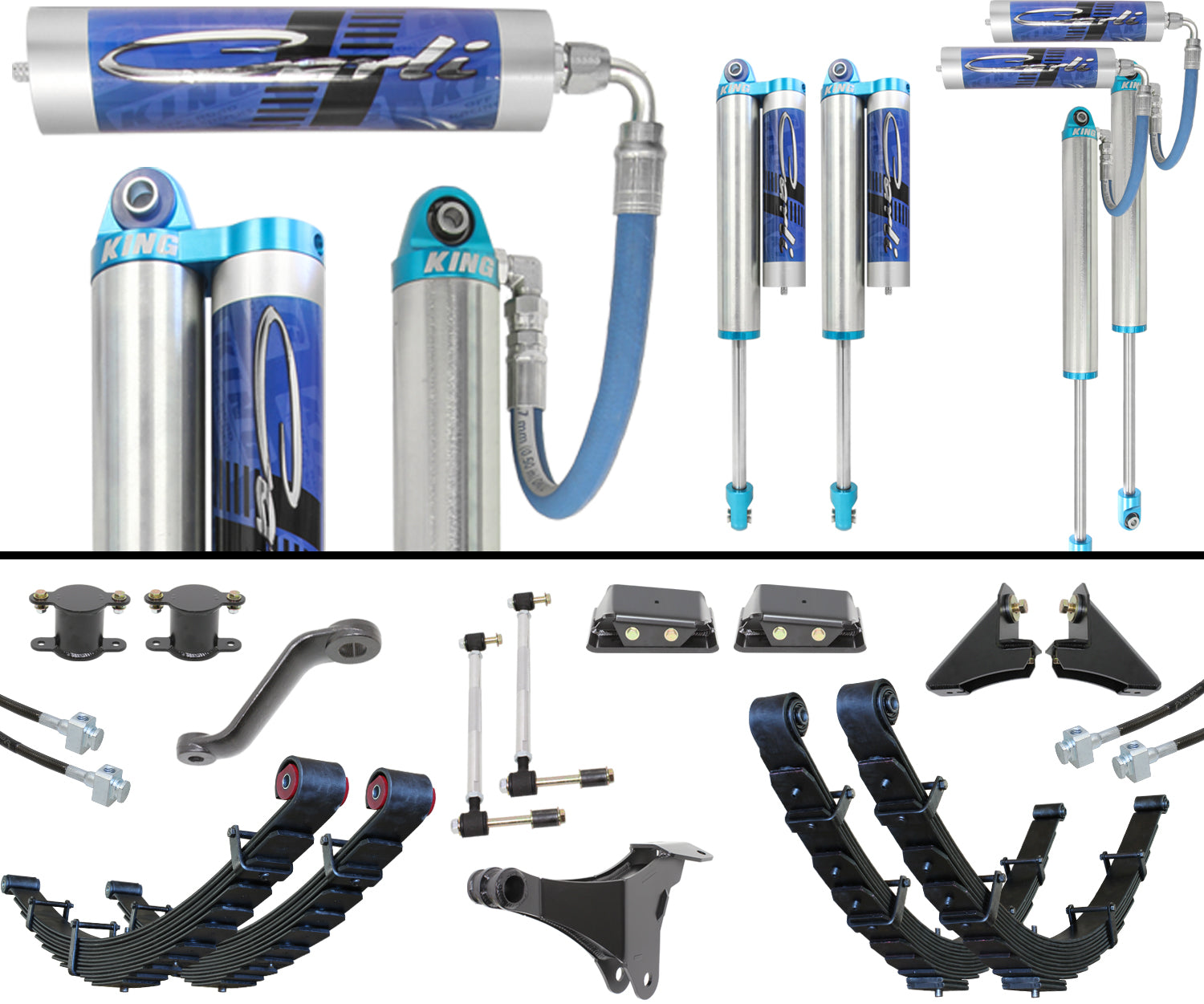 Performance System Base 4.5 Lift 00-03 Ford Excursion 7.3 Diesel 4x4 Carli Suspension