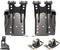 Coilover Mounts bolt-on with no welding Required Finished in durable black Powdercoat Carli Suspension
