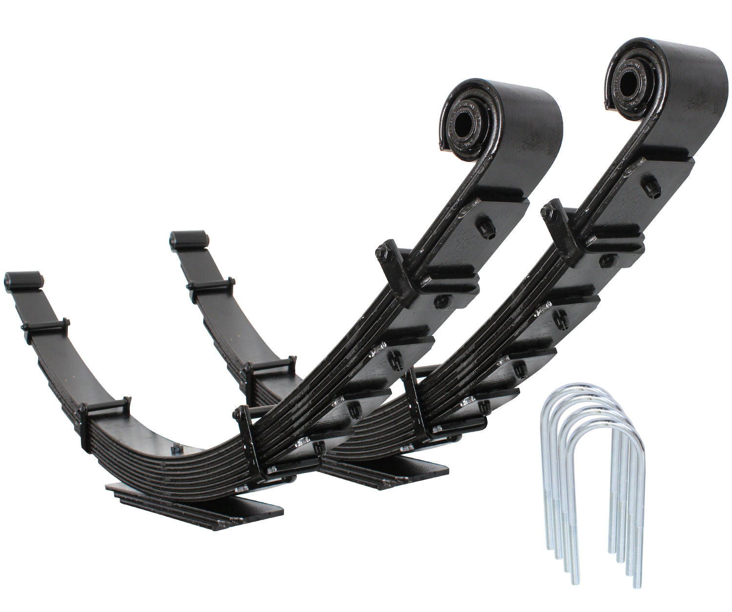 Front Leaf Spring Kit 2011-16 Ford F250/F350 44 3 Lift w/4.5 System Carli Suspension