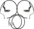 23+ Ford F250/350 4x4 SS Extended Brake Lines 5.5 inch Lift Carli Suspension