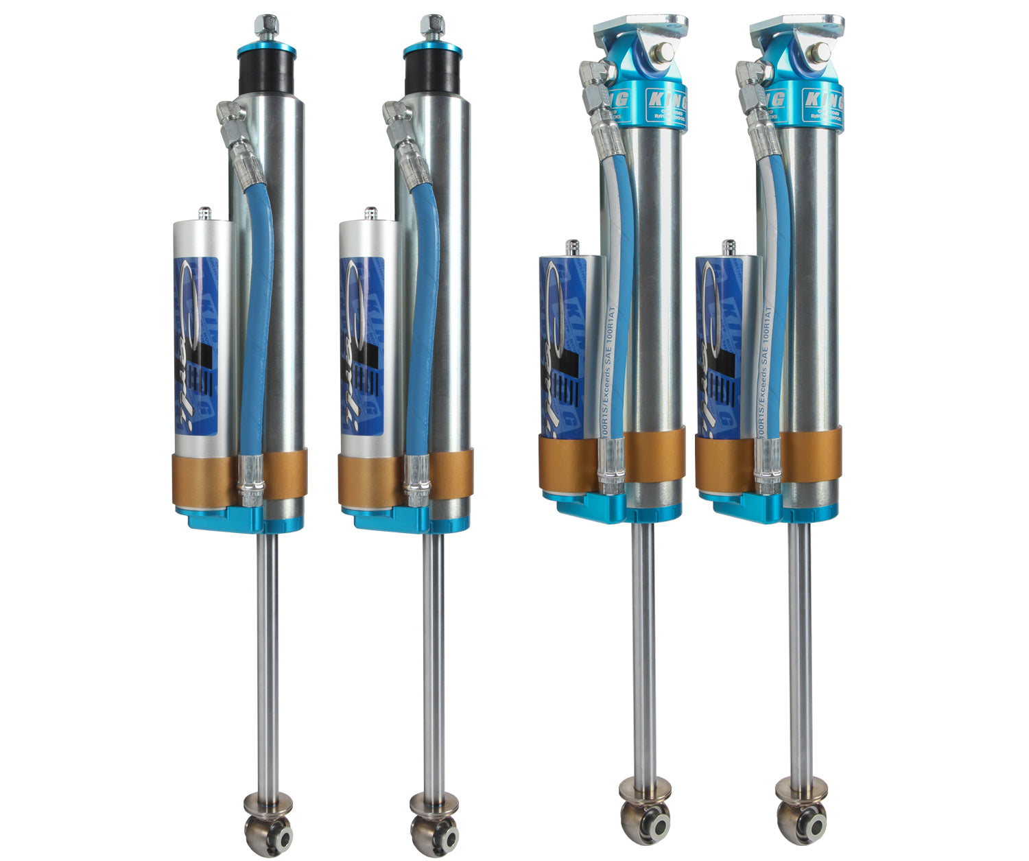 Pathfinder 2.5 Piggyback Reservoir Shock Set 2007-17 Jeep Wrangler JKU Carli Suspension