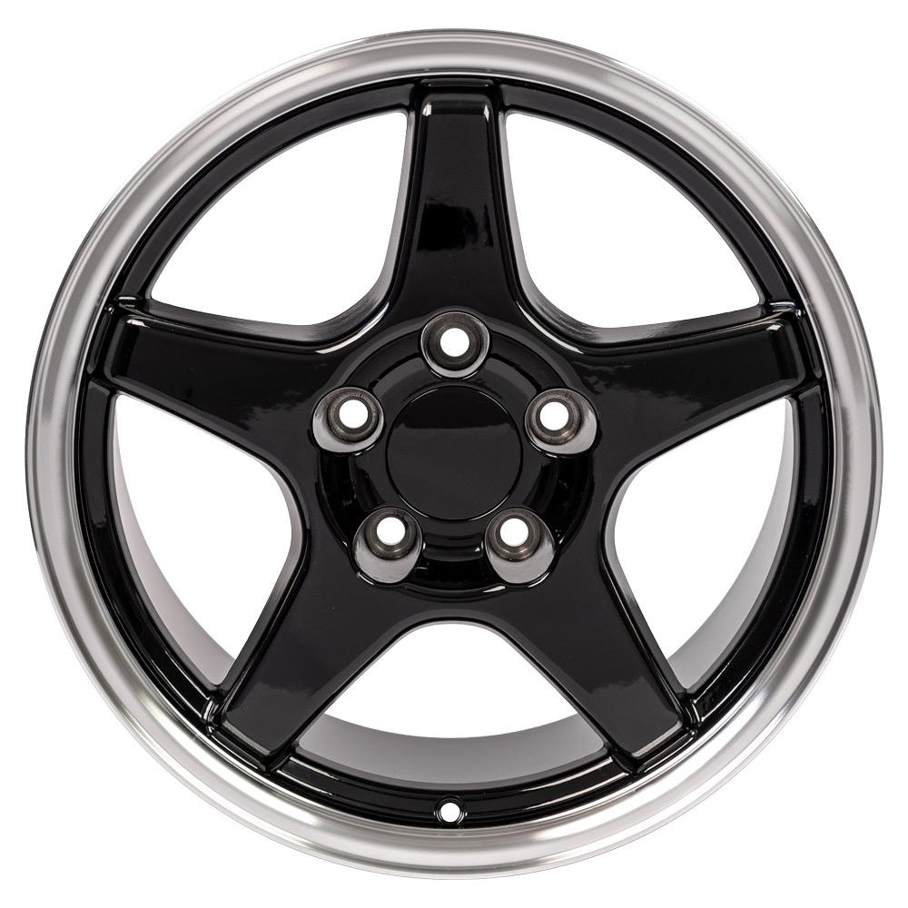 OE CV01 Wheels - Gloss Black Machined Lip