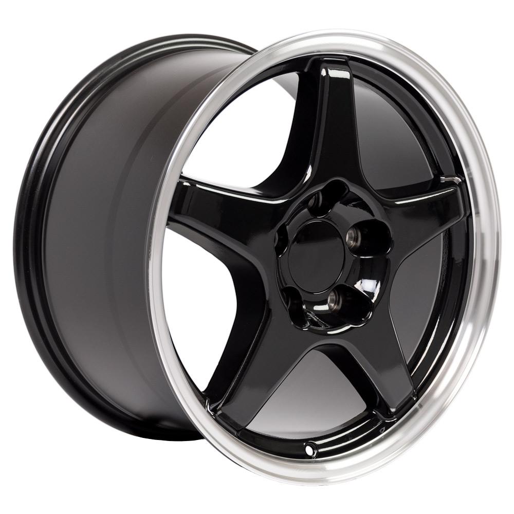 OE CV01 Wheels - Gloss Black Machined Lip