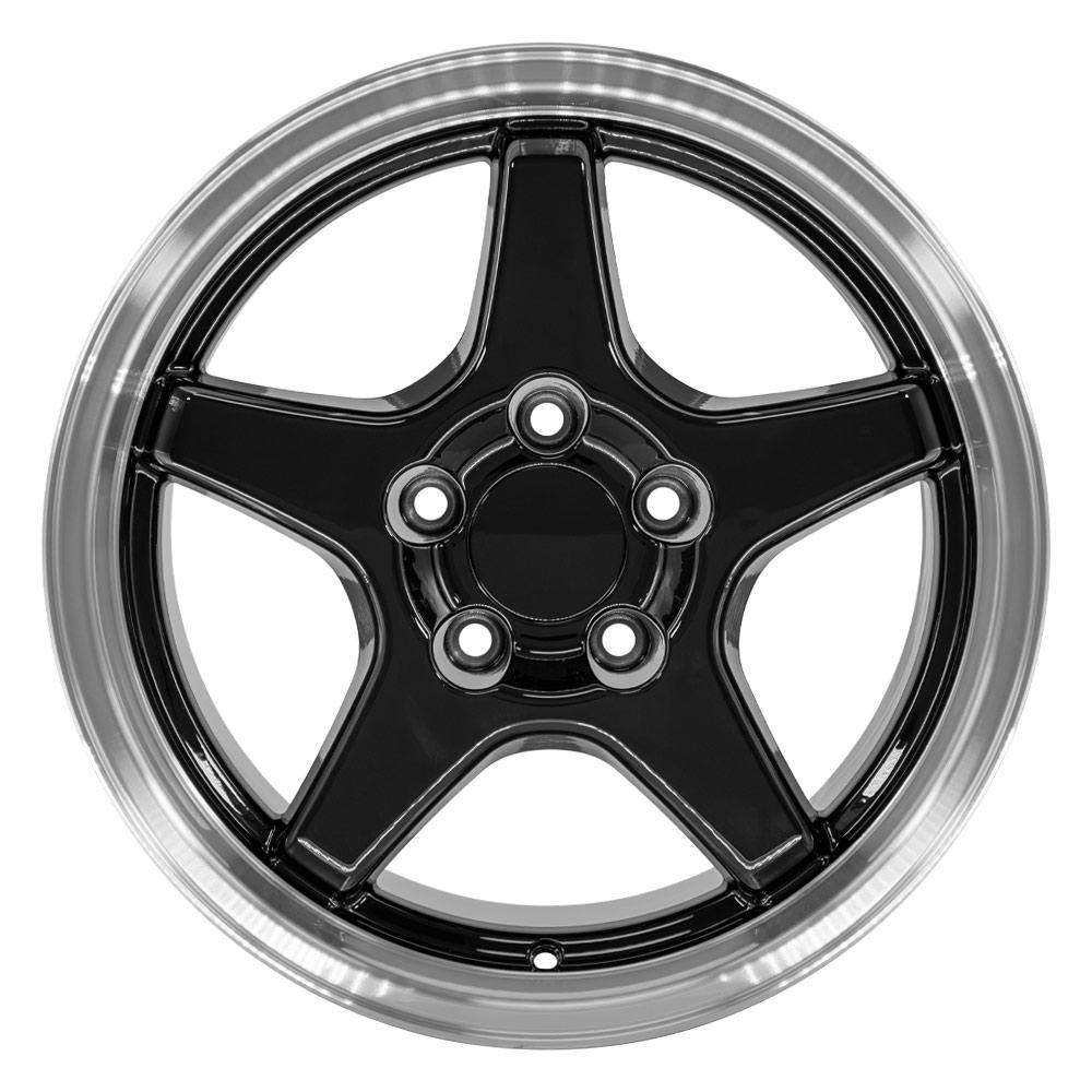 OE CV01 Wheels - Gloss Black Machined Lip